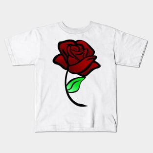 Red Rose Kids T-Shirt